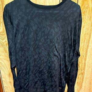 Versace leopard long sleeve - xl